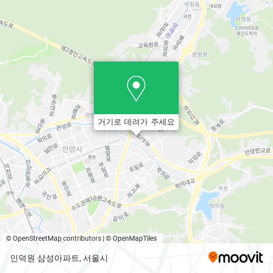 인덕원 삼성아파트 지도