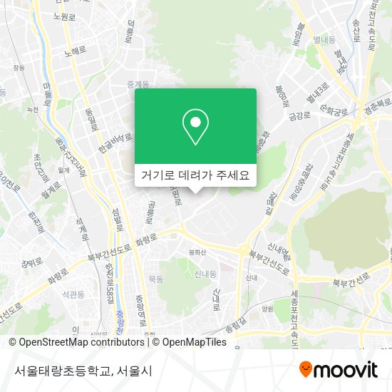 서울태랑초등학교 지도