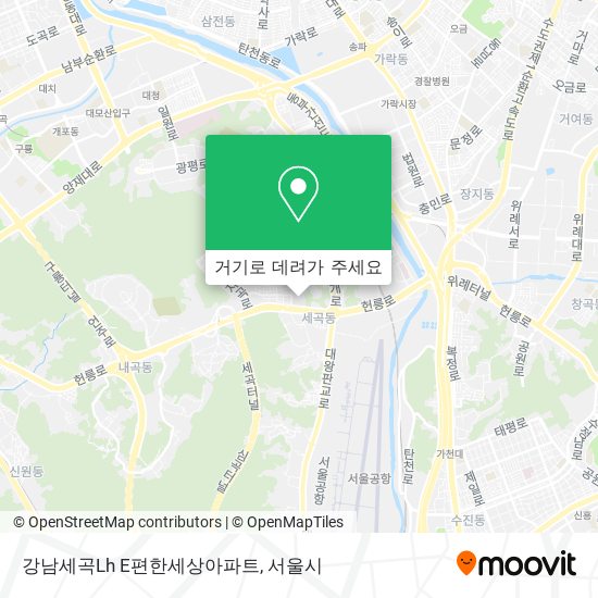 강남세곡Lh E편한세상아파트 지도