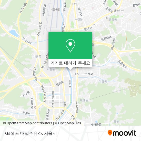 Gs셀프 대일주유소 지도