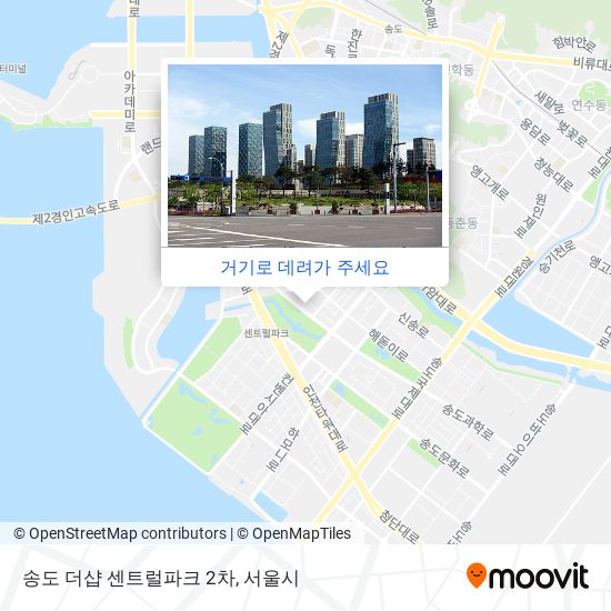 송도 더샵 센트럴파크 2차 지도