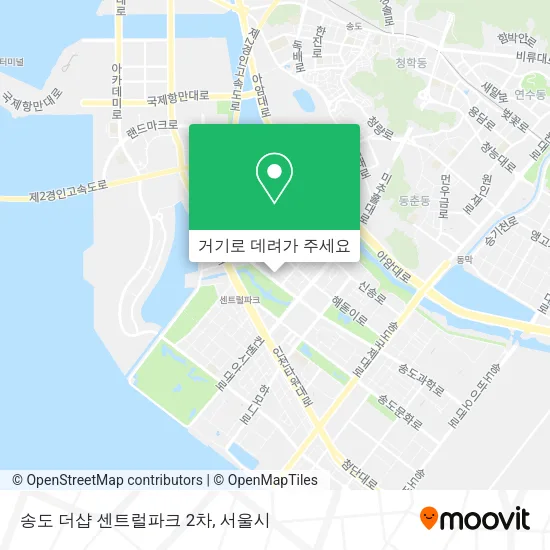 송도 더샵 센트럴파크 2차 지도