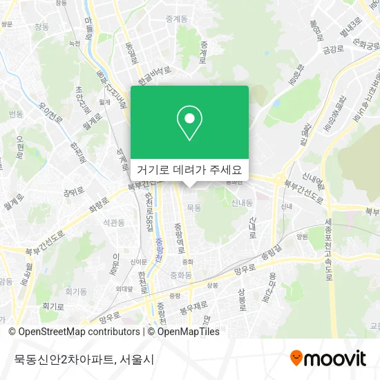 묵동신안2차아파트 지도