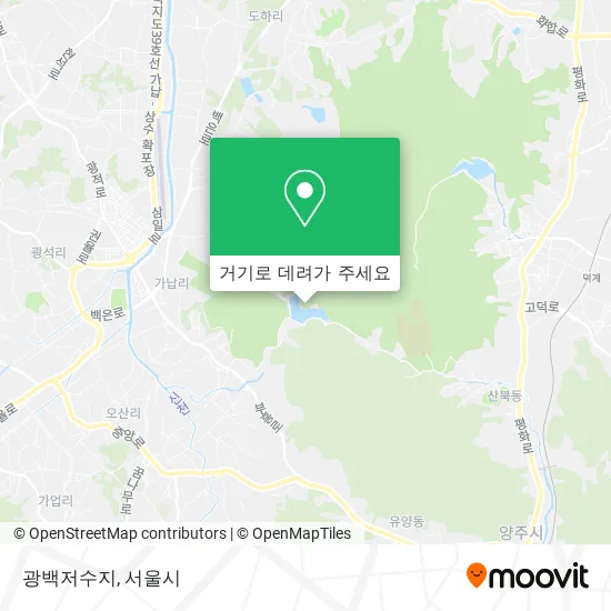 광백저수지 지도