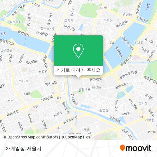 X-게임장 지도