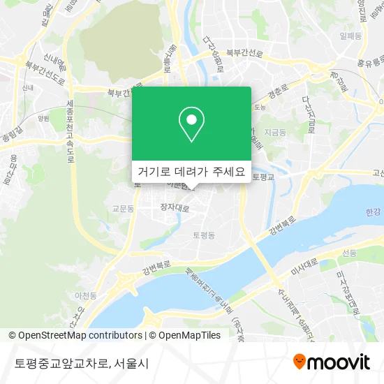 토평중교앞교차로 지도