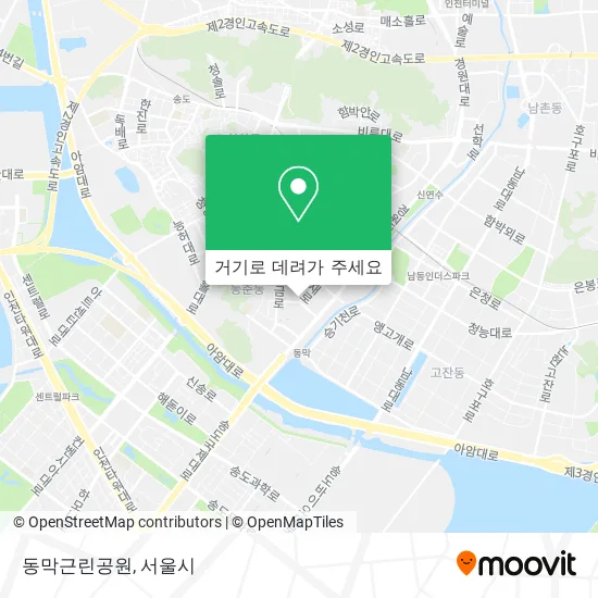 동막근린공원 지도