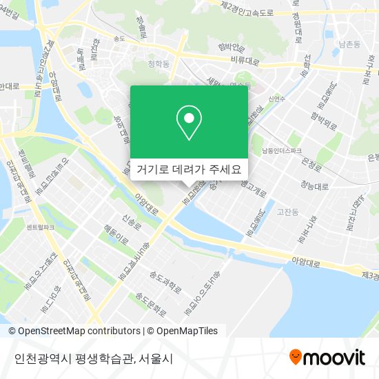 인천광역시 평생학습관 지도