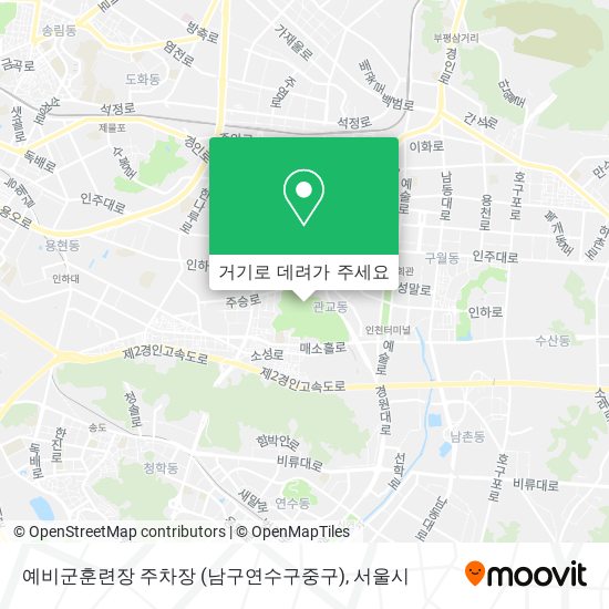 예비군훈련장 주차장 (남구연수구중구) 지도