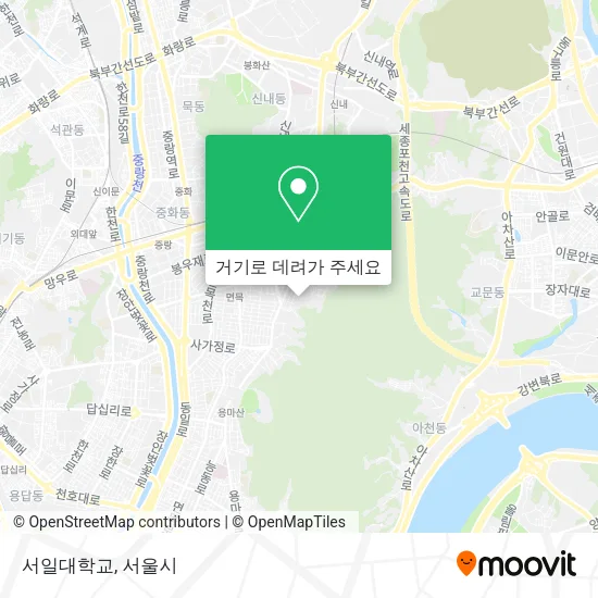 서일대학교 지도