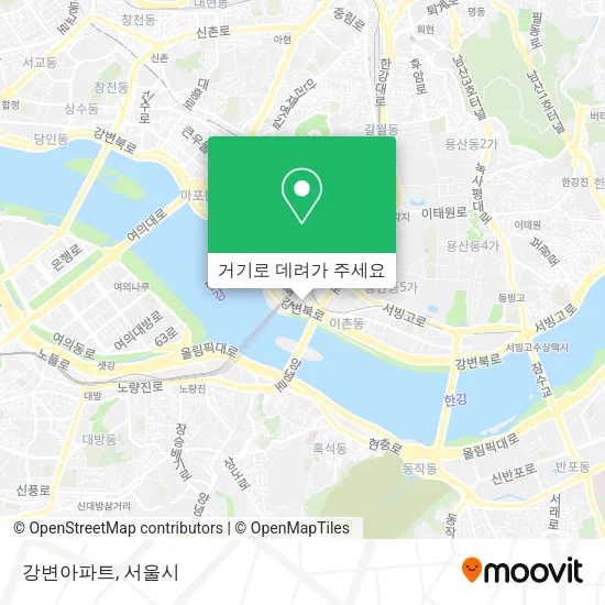 강변아파트 지도
