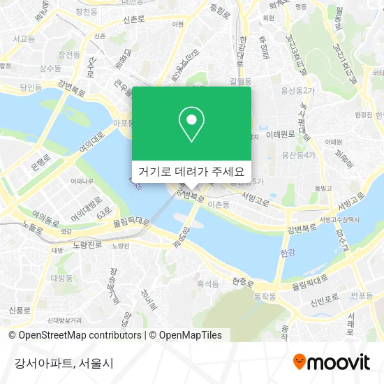 강서아파트 지도