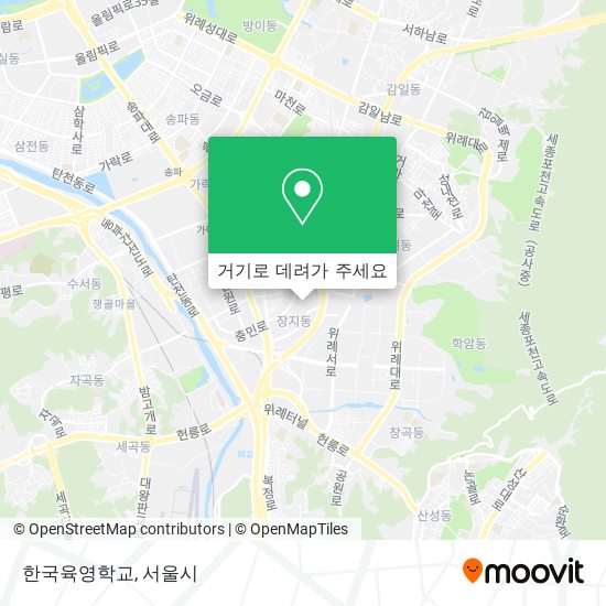 한국육영학교 지도
