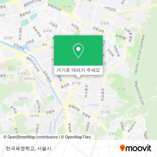 한국육영학교 지도