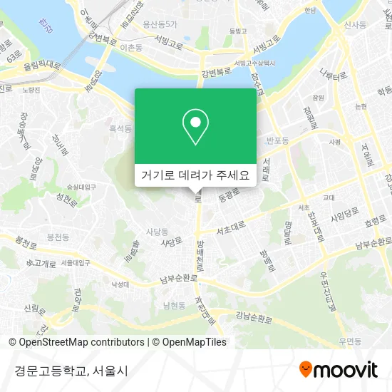 경문고등학교 지도