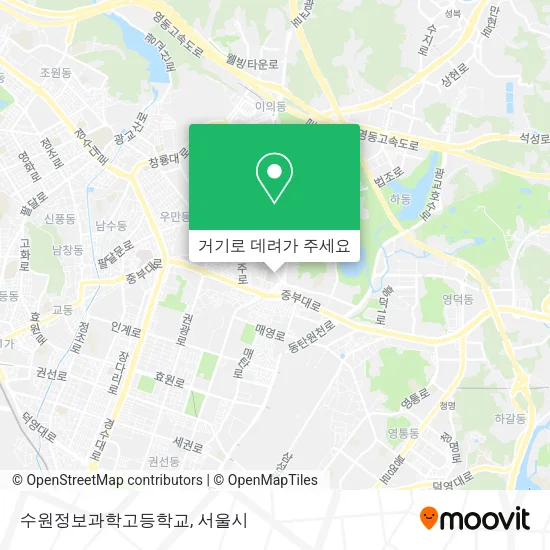 수원정보과학고등학교 지도