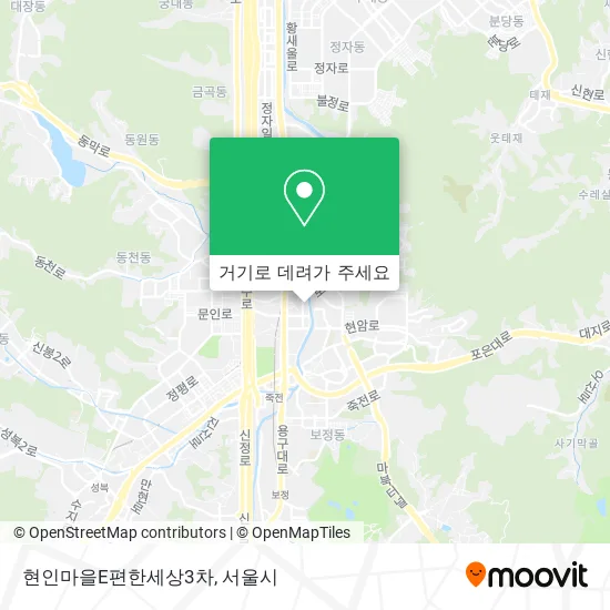 현인마을E편한세상3차 지도