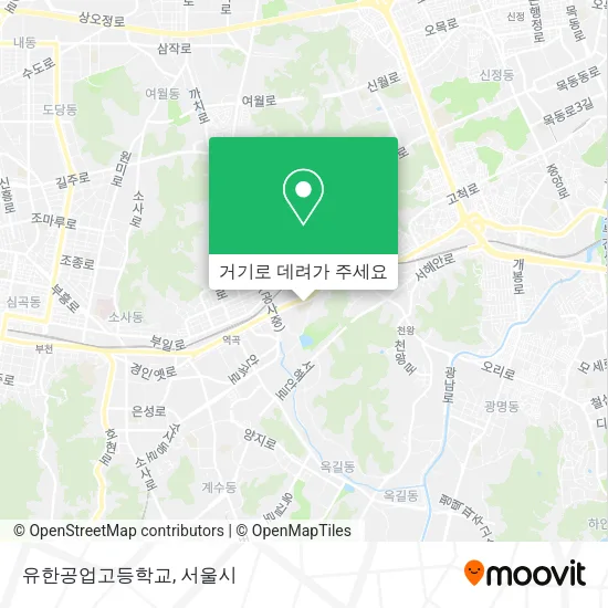유한공업고등학교 지도