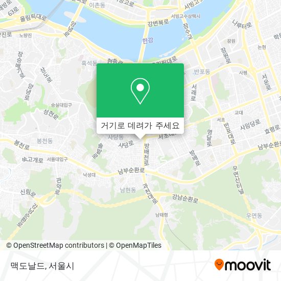 맥도날드 지도