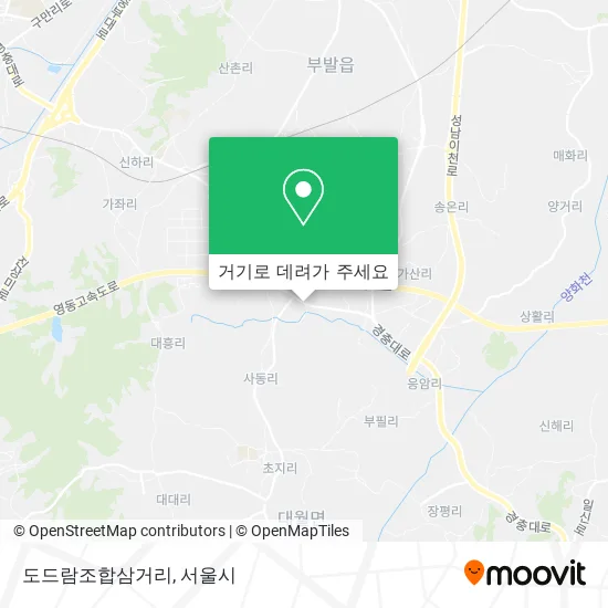 도드람조합삼거리 지도
