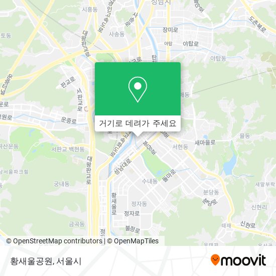 황새울공원 지도
