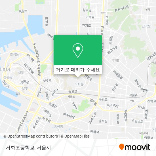 서화초등학교 지도