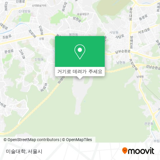 미술대학 지도