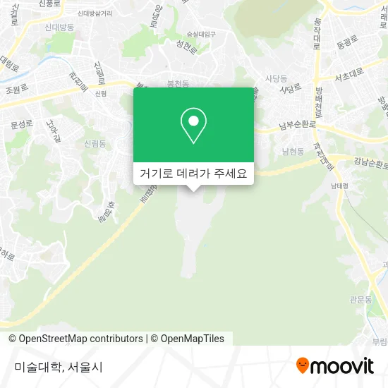 미술대학 지도