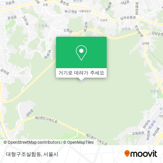 대형구조실험동 지도