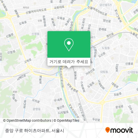 중앙 구로 하이츠아파트 지도