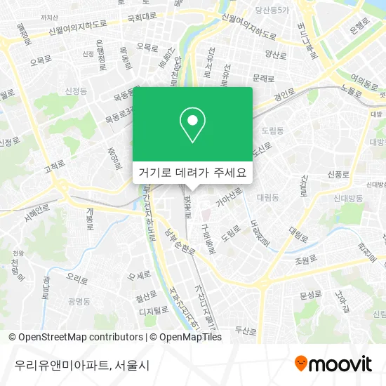 우리유앤미아파트 지도