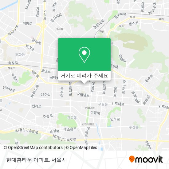 현대홈타운 아파트 지도