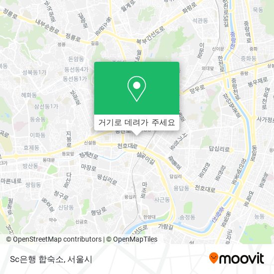 Sc은행 합숙소 지도