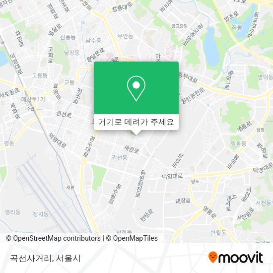 곡선사거리 지도