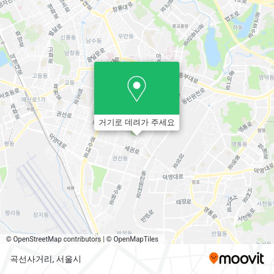 곡선사거리 지도