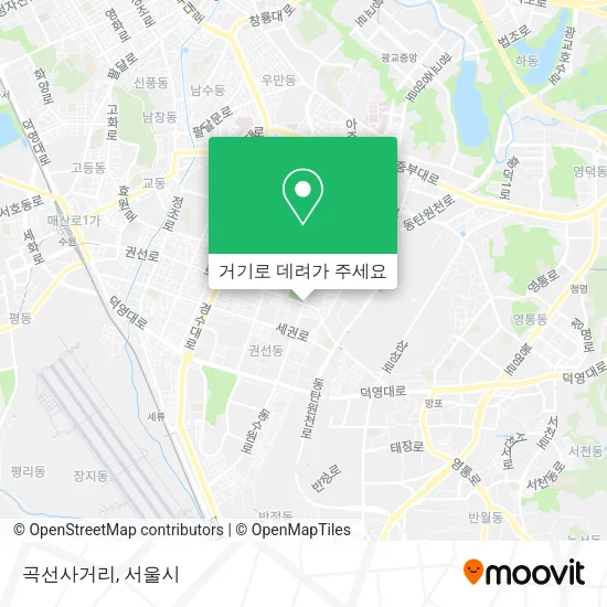 곡선사거리 지도
