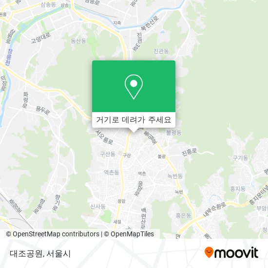 대조공원 지도