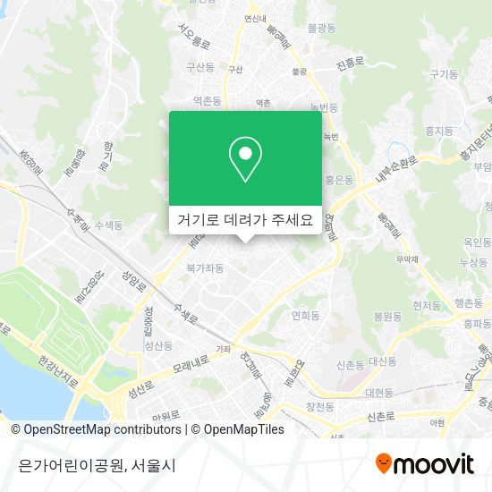 은가어린이공원 지도