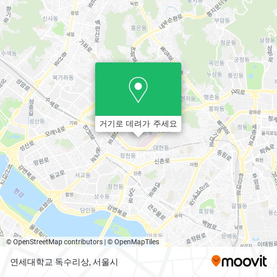 연세대학교 독수리상 지도