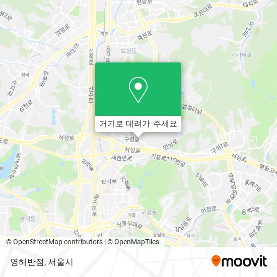 영해반점 지도