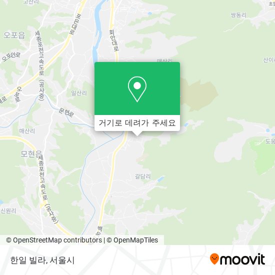 한일 빌라 지도