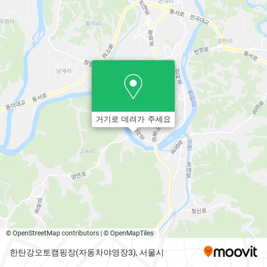 한탄강오토캠핑장(자동차야영장3) 지도