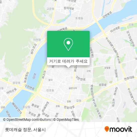 롯데캐슬 정문 지도