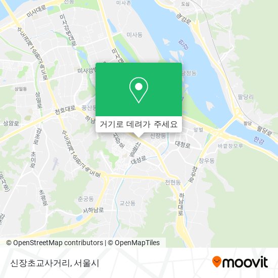 신장초교사거리 지도