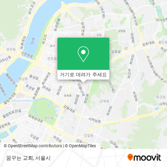 꿈꾸는 교회 지도