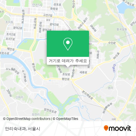 안리숙내과 지도