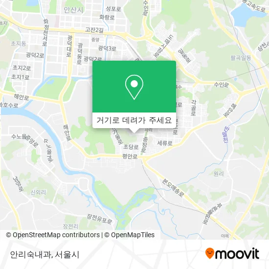 안리숙내과 지도