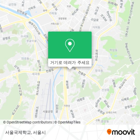 서울국제학교 지도