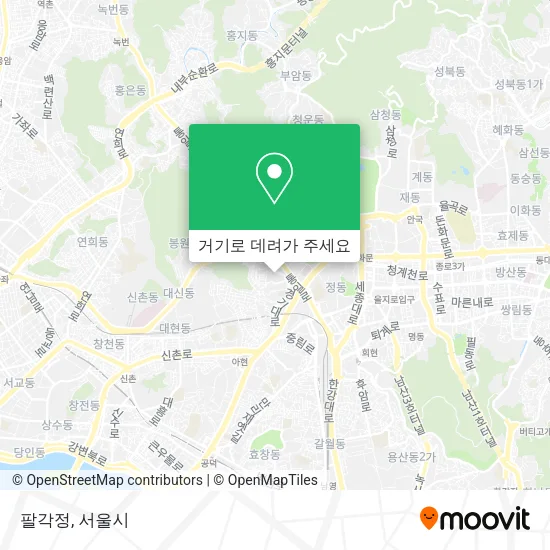 팔각정 지도