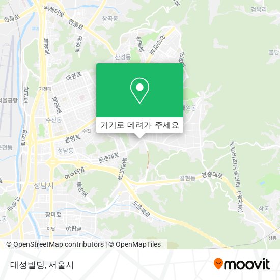 대성빌딩 지도
